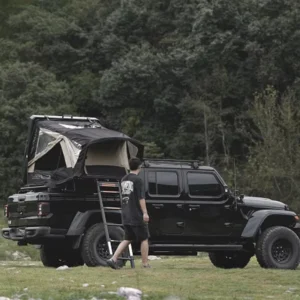 Aluminum Quick Setup SUV Hard Shell Rooftop Tent with Memory Foam Mattress