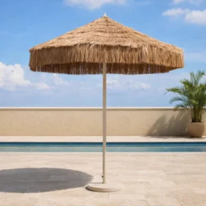 Aluminum Removable Top Oversized Market Style Hospitality Grade Parasol Extérieur with Patio Umbrellas & Bases
