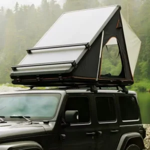 Aluminum Rooftop Tent for Vehicles Large Clamshell RTT Wedge Hard Shell Four season Quick Automatic Opening Outdoor Camping Tent