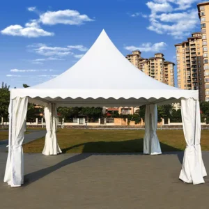 Aluminum Structure Tent Aluminum Alloy Pointed Tent Outdoor Activities Outdoor Pagoda Tent for Trade Show