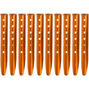 Aluminum U-Shaped Sand Snow Tent Pegs Heavy Duty Beach Camping Stakes for Soft Ground All Seasons Customized Color & Custom Logo