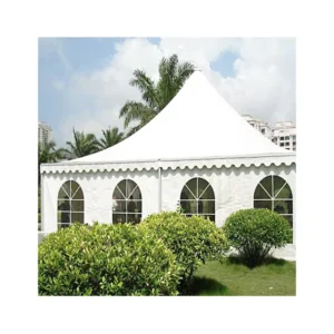 Aluminum Wedding Pagoda Tent Outdoor Waterproof Fireproof White Tent for Outdoor Exhibition
