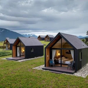Anti-Corrosion Triangular Prefab Modular House for Temporary Backyard Outdoor Living Shelter