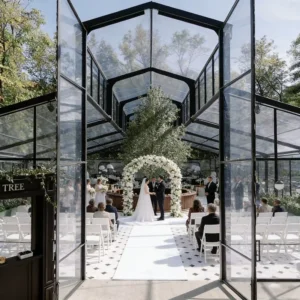 Anti-Rust Aluminum Alloy Transparent Wedding Tent Clear Cover Tent for Outdoor Wedding Celebration