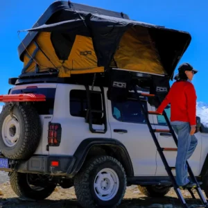 Anti UV Side Open ABS Hard Shell Vehicle Roof Top Tent Spacious Space Tent Camping Tent