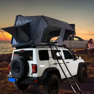 Automatic 2-3 Person Hard Shell Rooftop Tent with Pop-Up System for Family Camping