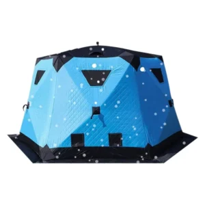 Automatic Camouflage Three-Tier Tent for 3-5 People, Winter Fishing and Camping, Waterproof Cotton Fabric