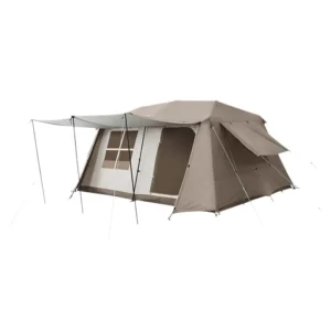 Automatic Car Tail Camping Tent with Black Rubber Sunscreen, Two Rooms and One Hall
