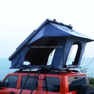 Automatic Hard Shell Roof Tent with High Load-Bearing Capacity Ventilation Windows Mattress for 3-4 Person Four-Season Camping
