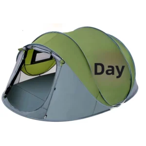 Automatic Hydraulic Pop-Up Tent, 5-8 Person, Waterproof Outdoor Camping Dome Shelter with Mesh Windows and Storage Bag