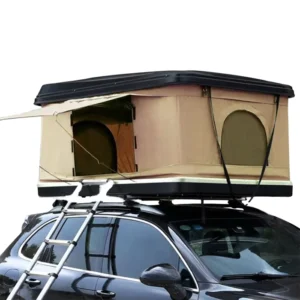 Automatic Hydraulic Roof Top Tent Four Season Waterproof Double Layer Outdoor Camping Shelter for Vehicles Easy Setup Car Tent