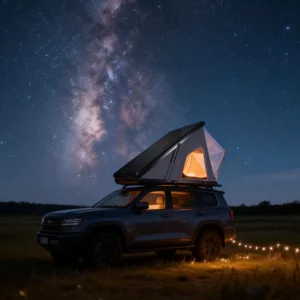 Automatic Hydraulic Waterproof Car Tent with Aluminum Alloy Frame for Four-Season Outdoor Use