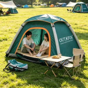 Automatic Inflatable Four season PVC Tent ZP 02 Outdoor Portable Folding Camping Overnight Sunproof Waterproof