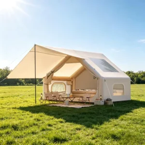 Automatic Inflatable Waterproof Four-Season Two-in-One Camping Tent and Canopy, Portable Folding