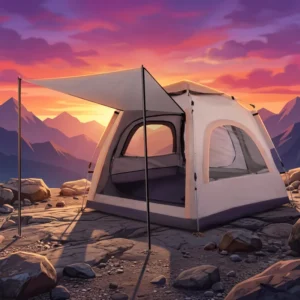 Automatic Instant Pop up Hexagon Camping Tent Waterproof Sunscreen Lightweight Portable Outdoor Recreation Shelter