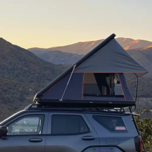 Automatic-Opening Waterproof Oxford Fabric Hardshell Rooftop Tent, Double-Layer Aluminum Alloy, 2-3 Person, 4×4 SUVs