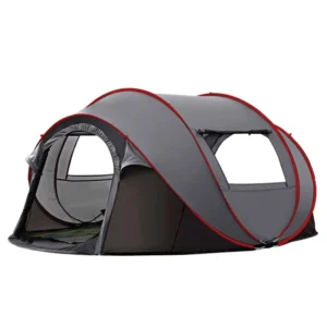Automatic Pop-Up Camping Tent for 3-4 Persons Three-Season Ultra-Light Breathable Single-Layer Waterproof Tent