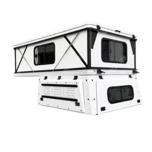 Automatic Pop-Up Opening Four-Season Rooftop Tent Aluminum Hard Shell Camper for Pickup Truck and Trailer Panda Model Snowproof