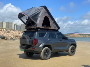 Automatic Pop up Roof Top Tent 2 3 Person Hard Shell Rooftop Tent for SUV Car Camping Waterproof Easy Install MOQ 1 Set