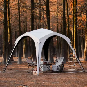 Automatic Quick Opening Dome Canopy Oxford Cloth Black Tent Outdoor Free Camping Awning Sun Protection 2000-3000mm Waterproof 3m