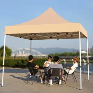 Automatic Retractable Bracket Outdoor Camping Canopy Sunshade Rainproof Portable Folding Tent