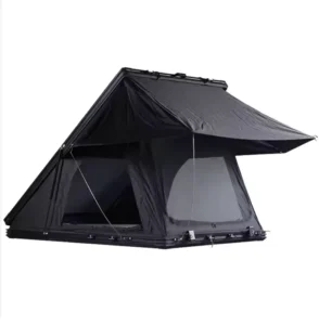 Automatic Rooftop Tent 2-3 Person Outdoor Camping Aluminium Hard Shell Roof Top Tents with Ladder for SUV