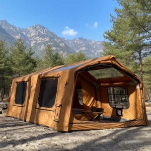 Automatic Setup Luxury Inflatable Camping Tent Waterproof Durable Cotton 6 8 People Large Outdoor Family Air Glamping