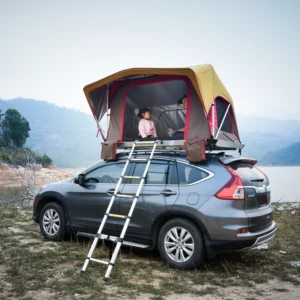 Automatic Soft Shell Roof Top Tent SUV Camping Aluminum Rooftop