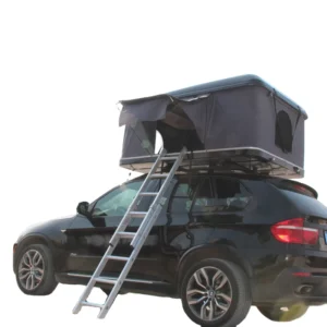 Automatic Truck and Car Rooftop Camping Tent, Hard Shell, Canvas Fabric, One-Bedroom Structure