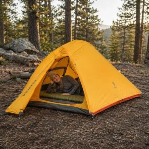 Aviation Aluminum Nylon 2 Person Three Season Camping Tent Double Layer Windproof Lightweight Premium Quick Automatic Opening