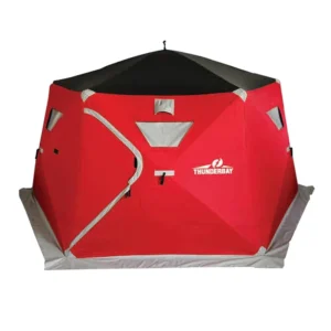 B1560KDTH 6-Sided Insulated Wide-Bottom Winter Fishing Tent Ice Shelter