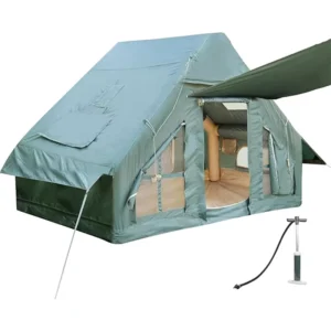 BOTEEN Waterproof Portable Outdoor Camping Inflatable Glamping Tent Pump 420D Oxford Fabric Four season Two Bedrooms Living Room