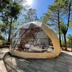 Ball Shape Geodesic Dome Tents with Fiberglass & Carbon Fiber Poles Four Season Outdoor for Events and Winter Use