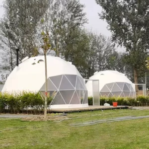 Ball Tent for World Table Tennis Championships Geodesic Dome Tents Offering Fan Engagement Zones and Media Centers in Doha