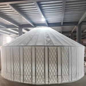 Bamboo Yurt for High Winds and Year-Round Use as Prefab House 6m