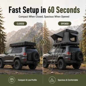 Barraca De Teto 4×4 Roof Top Tent Waterproof Hard Shell Rooftop Tent Barraca De Teto for Toyota Hilux