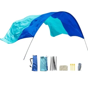 Beach Canopy Tent Straight Bracing Type 2 Persons Waterproof Nylon Fabric Outdoor Camping Sunscreen Lightweight