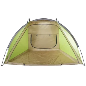Beach Leisure Tent with Windows Foot Pads Extendable Enclosure 180T Polyester Fabric Summer Season