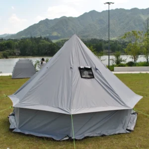 Bell Yurt Tent Waterproof 4 Season Hot Tent with Stove Jack Family Outdoor Camping Glamping Tent All Year Living