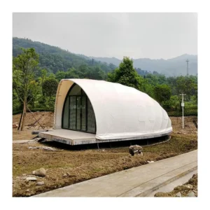 Best Glamping 5m Luxury Glamping Permanent Lodge Tents House for Jungle Resorts Cabane De jardin