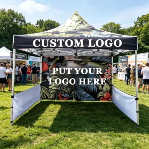 Best Seller Durable Custom Logo Printed Pop-Up Sunshade Outdoor Waterproof Camping Business Tent