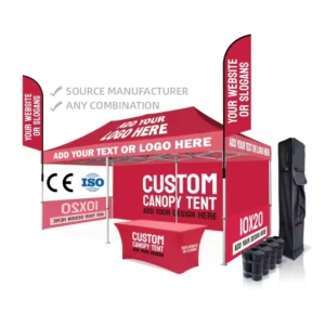 Best-Selling Custom 3X3 Aluminum Advertising Wedding Promotional Tent with Printed Logo Trade Show Display Tent
