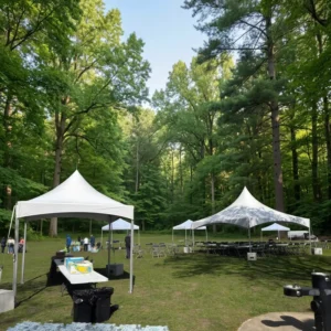 Best Selling Outdoor High Peak Canopy Tent Reinforced Aluminum Frame Wind Resistant Waterproof Fire Retardant for Trade Show