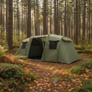 Big Family Large Outdoor Summer Camping Tent Oxford Waterproof Tunnel Design Two Bedrooms Living Room Quick Automatic Opening 6