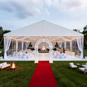 Big Large Outdoor Wedding Church Marquee Tent for Weddings Parties and Corporate Functions