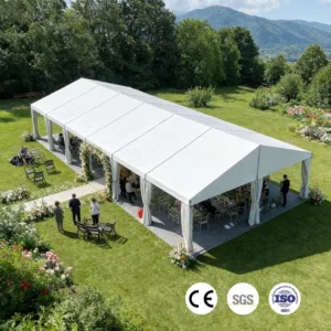 Big Size 10×15 15×30 20×40 Customized Romantic Pretty Outdoor Windproof Party Wedding Tents for 500 People