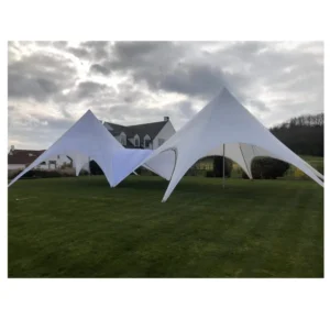 Big Star Shaped Large Marquee Event Tent with Joint Tunnel