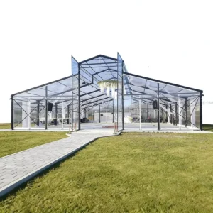 Big Transparent Aluminum Wedding Tent Clear Side Walls Marquee For Wedding Catering Event Party