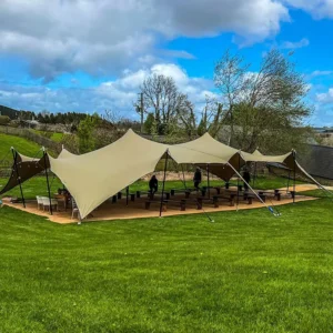 Big White Stretch Tent for Weddings and Events