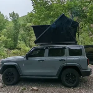 Big Window Waterproof 2-Person Aluminum Hard Shell Off-Road Car Rooftop Tent